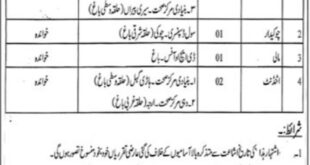 District Health Office Bagh Jobs